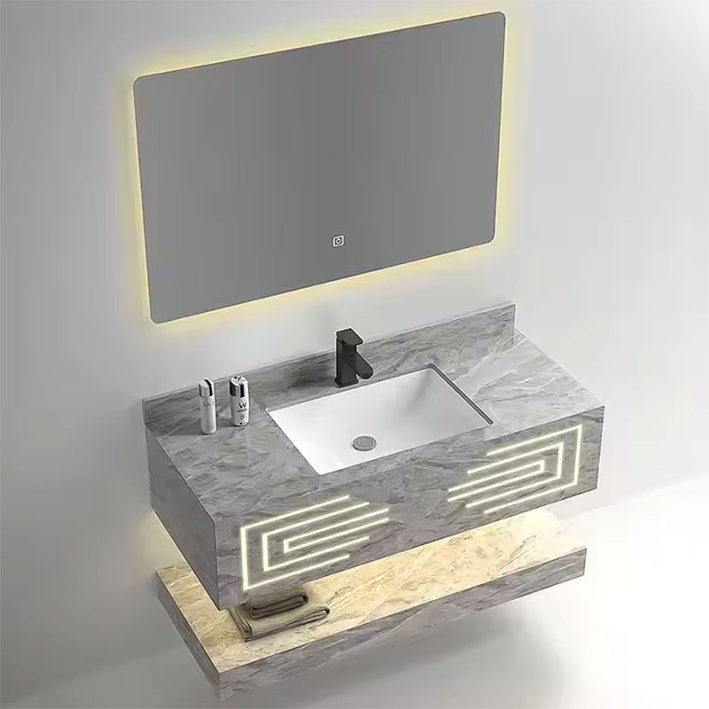 Slate Bathroom Cabinets: Where Natural Elegance Meets Practical Design